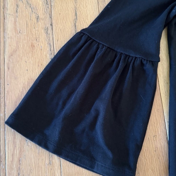 White House Black Market Black | Little Black Dress with Bell Sleeves | size XXS - Picture 3 of 4